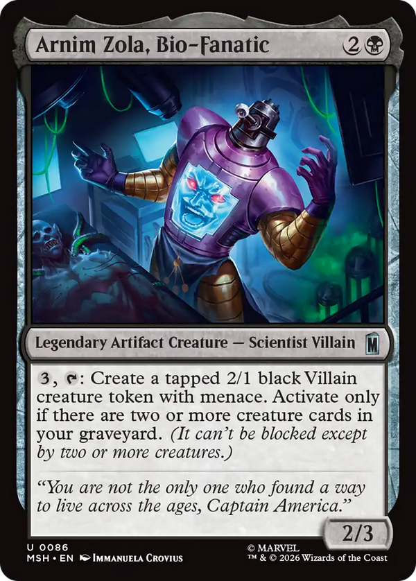 Arnim Zola, Bio-Fanatic (MSH)