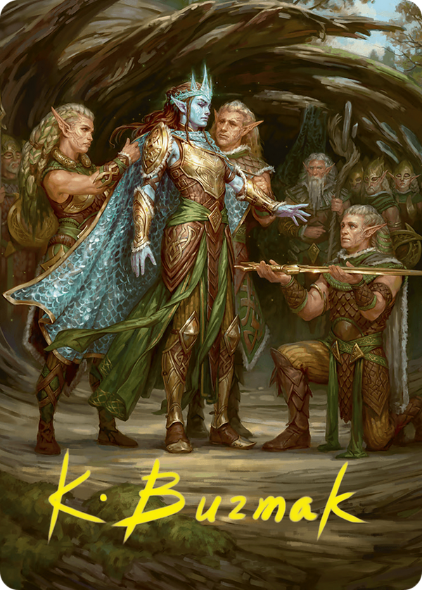 Lathril, Blade of the Elves - Art Series (Gold-Stamped Signature) (AFDN)