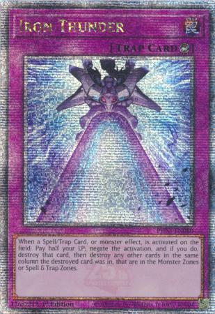 Iron Thunder - PHNI-EN080 - Quarter Century Secret Rare - 1st Edition