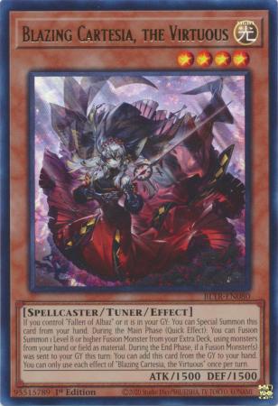 Blazing Cartesia, the Virtuous - BLTR-EN080 - Ultra Rare - 1st Edition