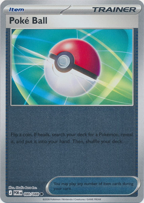Poke Ball - 080/088 - Common - Reverse Holo