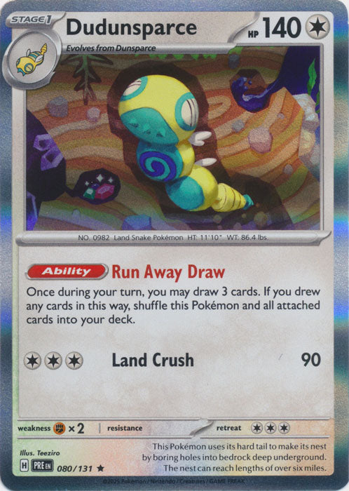 Dudunsparce - 080/131 - Rare