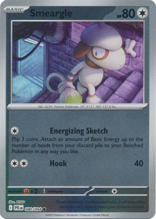 Smeargle - 080/094 - Common - Reverse Holo