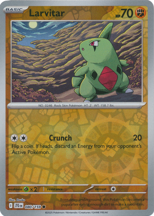 Larvitar - 080/159 - Common - Reverse Holo