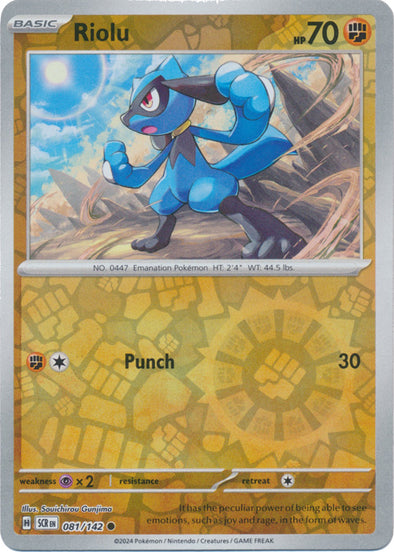 Riolu - 081/142 - Common - Reverse Holo