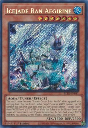 Icejade Ran Aegirine - BLTR-EN081 - Secret Rare - 1st Edition