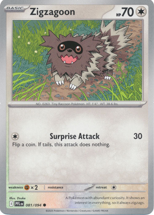 Zigzagoon - 081/094 - Common