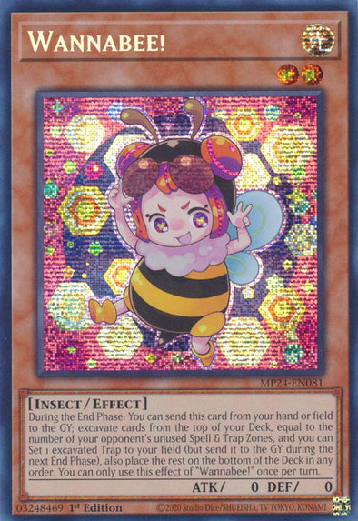 Wannabee! - MP24-EN081 - Prismatic Secret Rare - 1st Edition