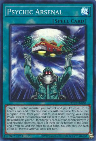 Psychic Arsenal - PHNI-EN082 - Super Rare - 1st Edition