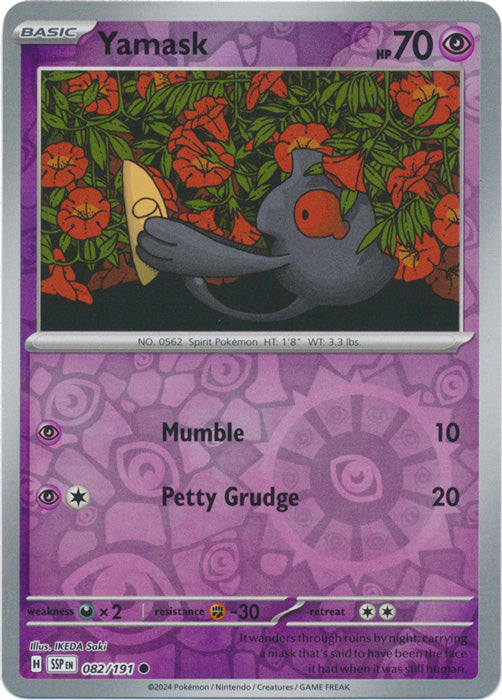 Yamask - 082/191 - Common - Reverse Holo