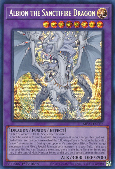 Albion the Sanctifire Dragon - MP24-EN082 - Prismatic Secret Rare - 1st Edition