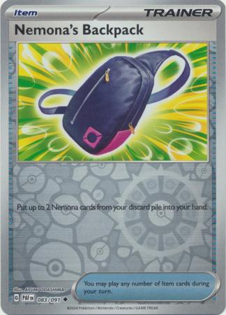 Nemona’s Backpack - 083/091 - Uncommon - Reverse Holo