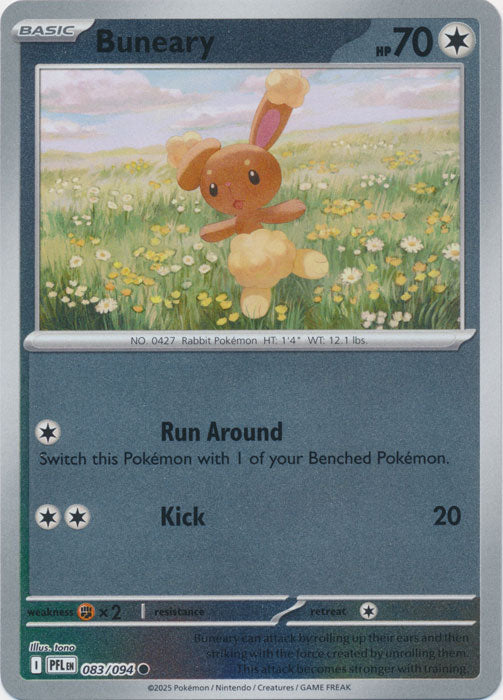 Buneary - 083/094 - Common - Reverse Holo