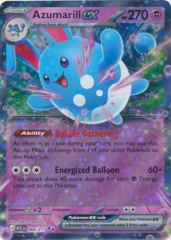 Azumarill ex - 084/217 - Double Rare