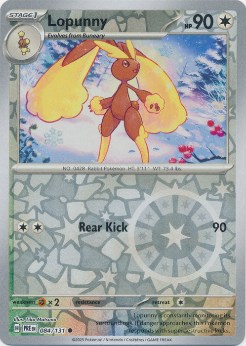 Lopunny - 084/131 - Common - Reverse Holo