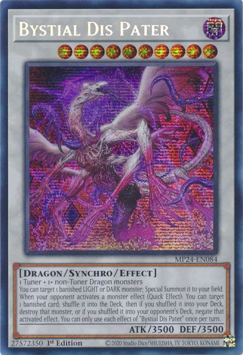 Bystial Dis Pater - MP24-EN084 - Prismatic Secret Rare - 1st Edition