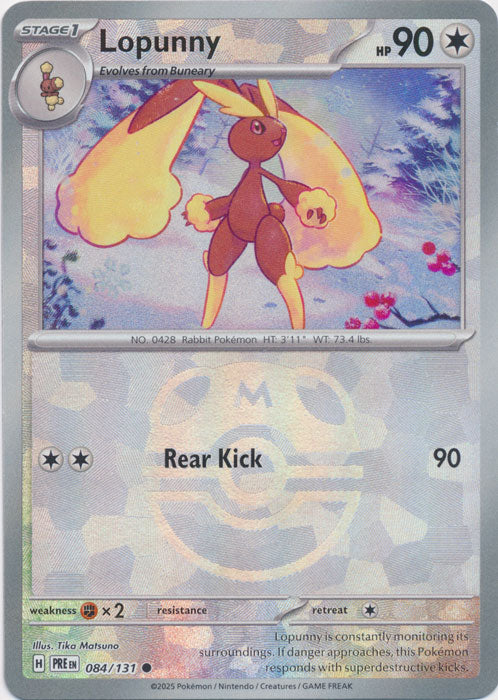 Lopunny (Master Ball Pattern) - 084/131 - Common