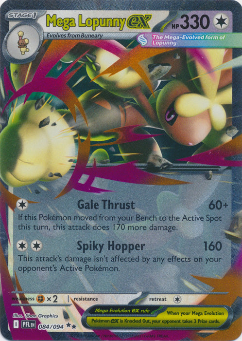 Mega Lopunny ex - 084/094 - Double Rare