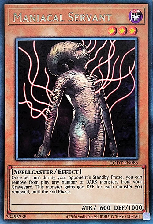 Maniacal Servant (2020 Date Reprint) - LODT-EN085 - Rare