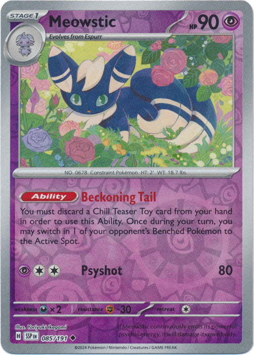 Meowstic - 085/191 - Uncommon - Reverse Holo
