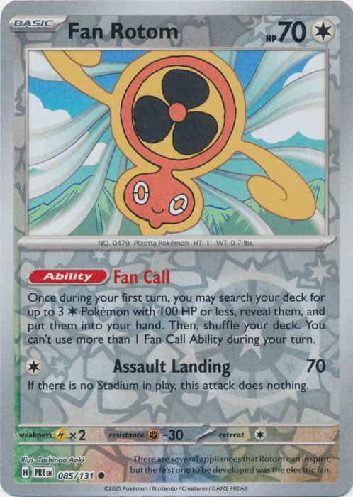 Fan Rotom - 085/131 - Common - Reverse Holo