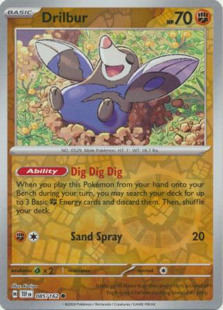 Drilbur - 085/162 - Common - Reverse Holo