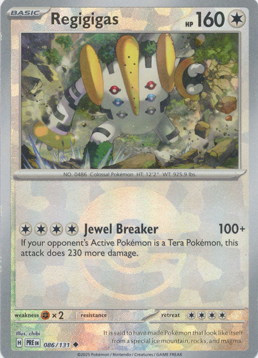 Regigigas (Poke Ball Pattern) - 086/131 - Uncommon