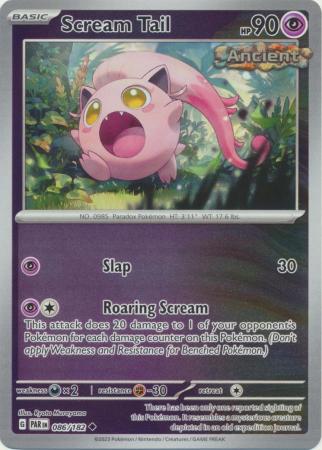 Scream Tail - 086/182 - Uncommon - Reverse Holo available at 401 Games Canada