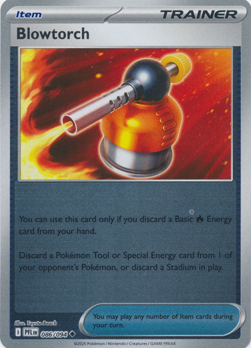 Blowtorch - 086/094 - Uncommon - Reverse Holo