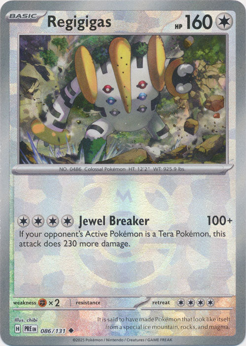 Regigigas (Master Ball Pattern) - 086/131 - Uncommon