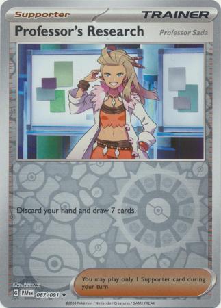 Professor's Research (Professor Sada) - 087/091 - Rare - Reverse Holo