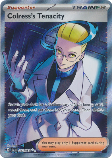 Colress's Tenacity - 087/064 - Full Art Ultra Rare