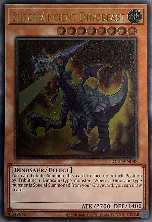 Super-Ancient Dinobeast (UTR) (2020 Date Reprint) - LODT-EN088 - Ultimate Rare