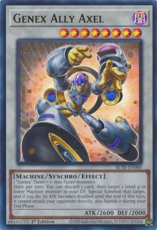 Genex Ally Axel - BLTR-EN088 - Ultra Rare - 1st Edition