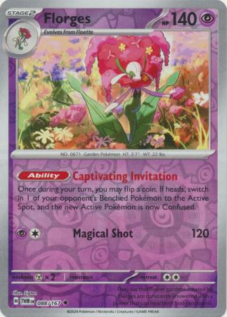 Florges - 088/167 - Uncommon - Reverse Holo