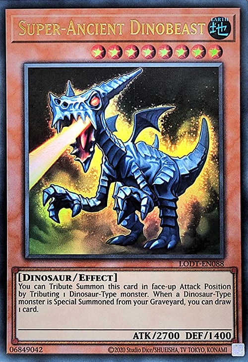 Super-Ancient Dinobeast (2020 Date Reprint) - LODT-EN088 - Ultra Rare