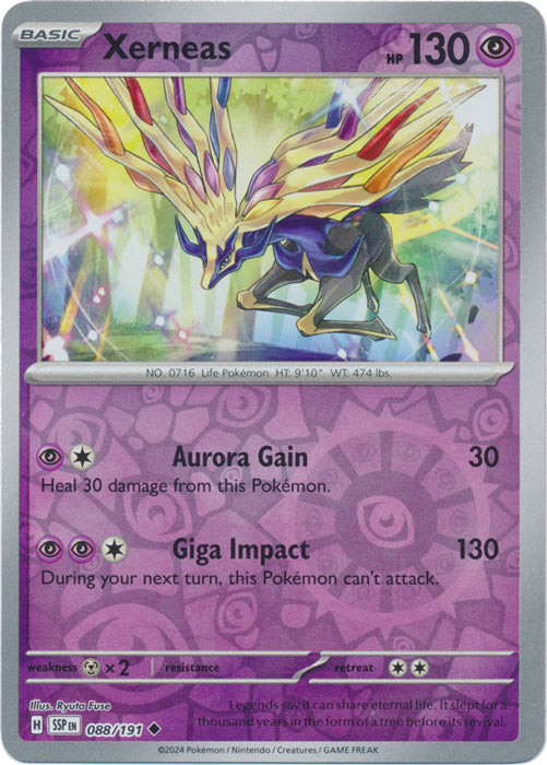 Xerneas - 088/191 - Uncommon - Reverse Holo