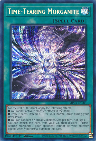 Time-Tearing Morganite - MP24-EN088 - Prismatic Secret Rare - 1st Edition