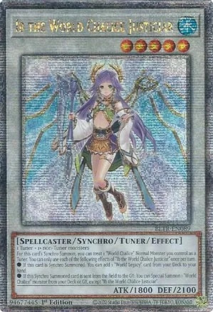 Ib the World Chalice Justiciar - BLTR-EN089 - Quarter Century Secret Rare - 1st Edition