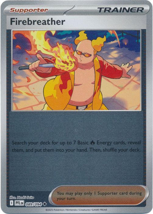 Firebreather - 089/094 - Uncommon - Reverse Holo