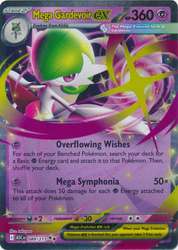Mega Gardevoir ex - 089/217 - Double Rare