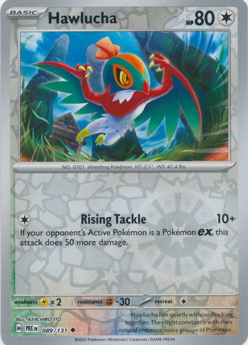 Hawlucha - 089/131 - Uncommon - Reverse Holo