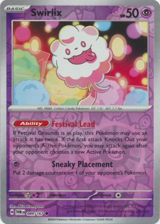 Swirlix - 089/167 - Common - Reverse Holo