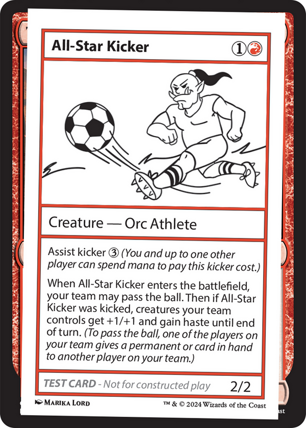 All-Star Kicker - Test Card (MB2)