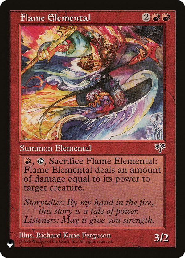 Flame Elemental - MIR Reprint (PLST)