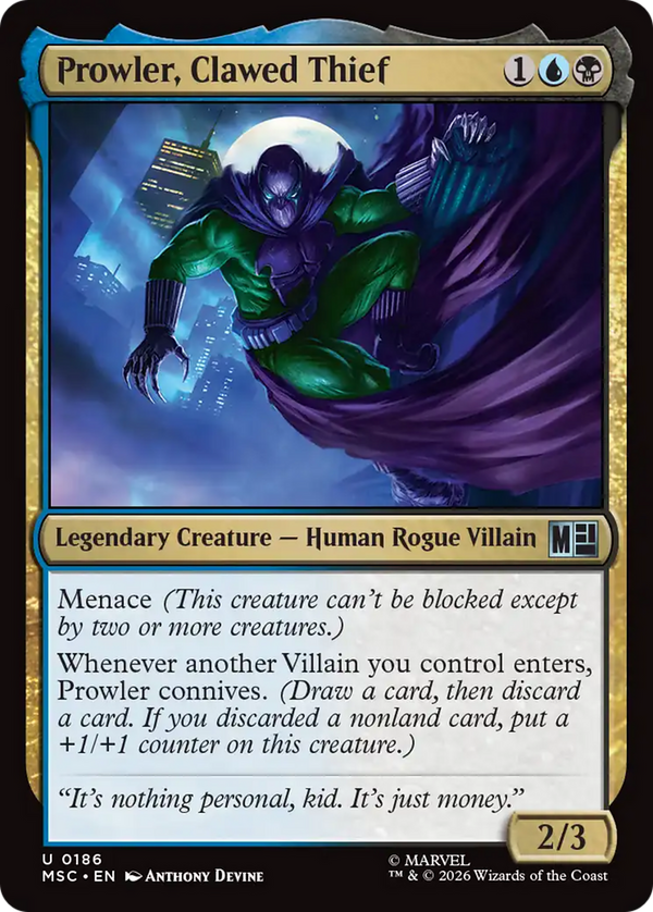 Prowler, Clawed Thief (MSC) (Pre-Order)