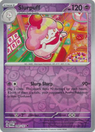 Slurpuff - 090/167 - Uncommon - Reverse Holo