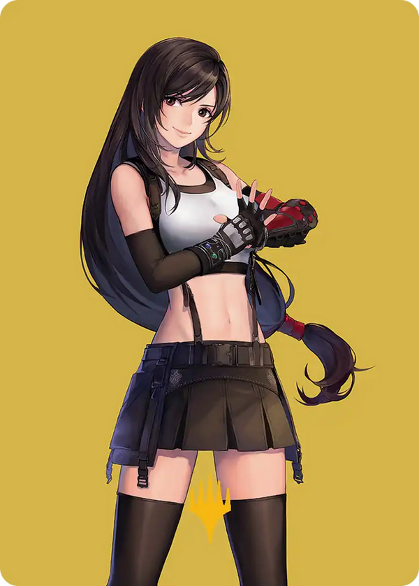 Tifa, Martial Artist - Art Series (Gold-Stamped Signature) (AFIN)
