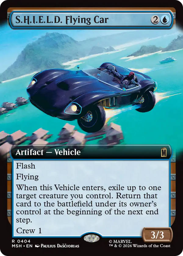 S.H.I.E.L.D. Flying Car - Extended Art (MSH) (Pre-Order)
