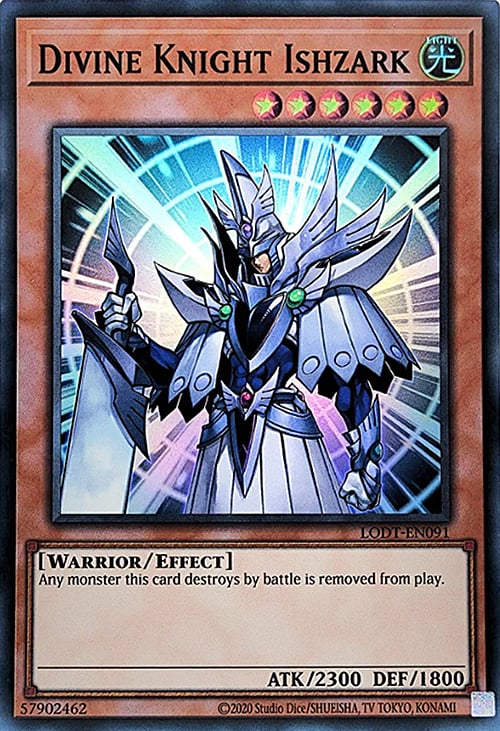 Divine Knight Ishzark (2020 Date Reprint) - LODT-EN091 - Super Rare